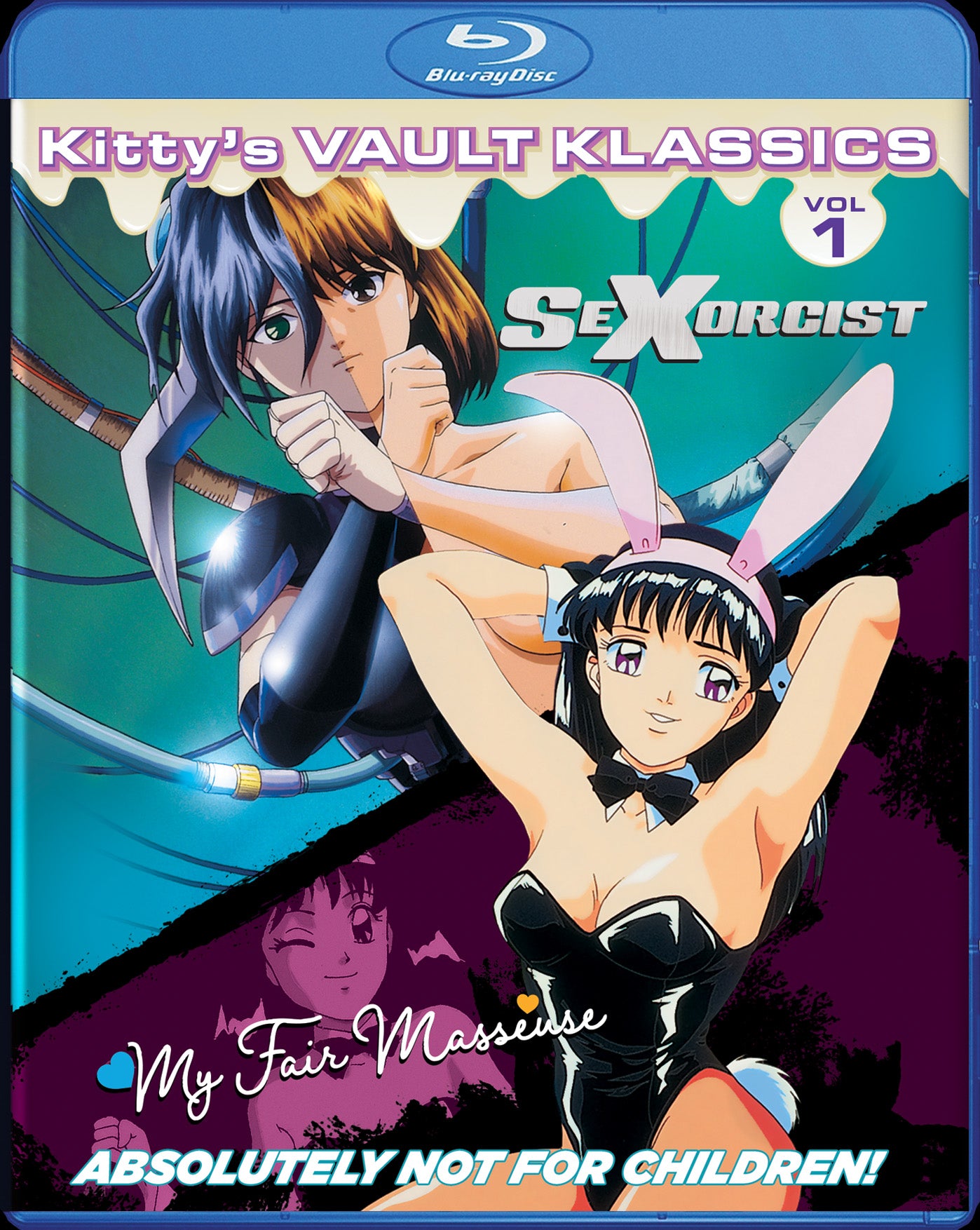 Kitty Vault Klassics #1: MY FAIR MASSEUSE/ SEXORCIST [BD] – Media