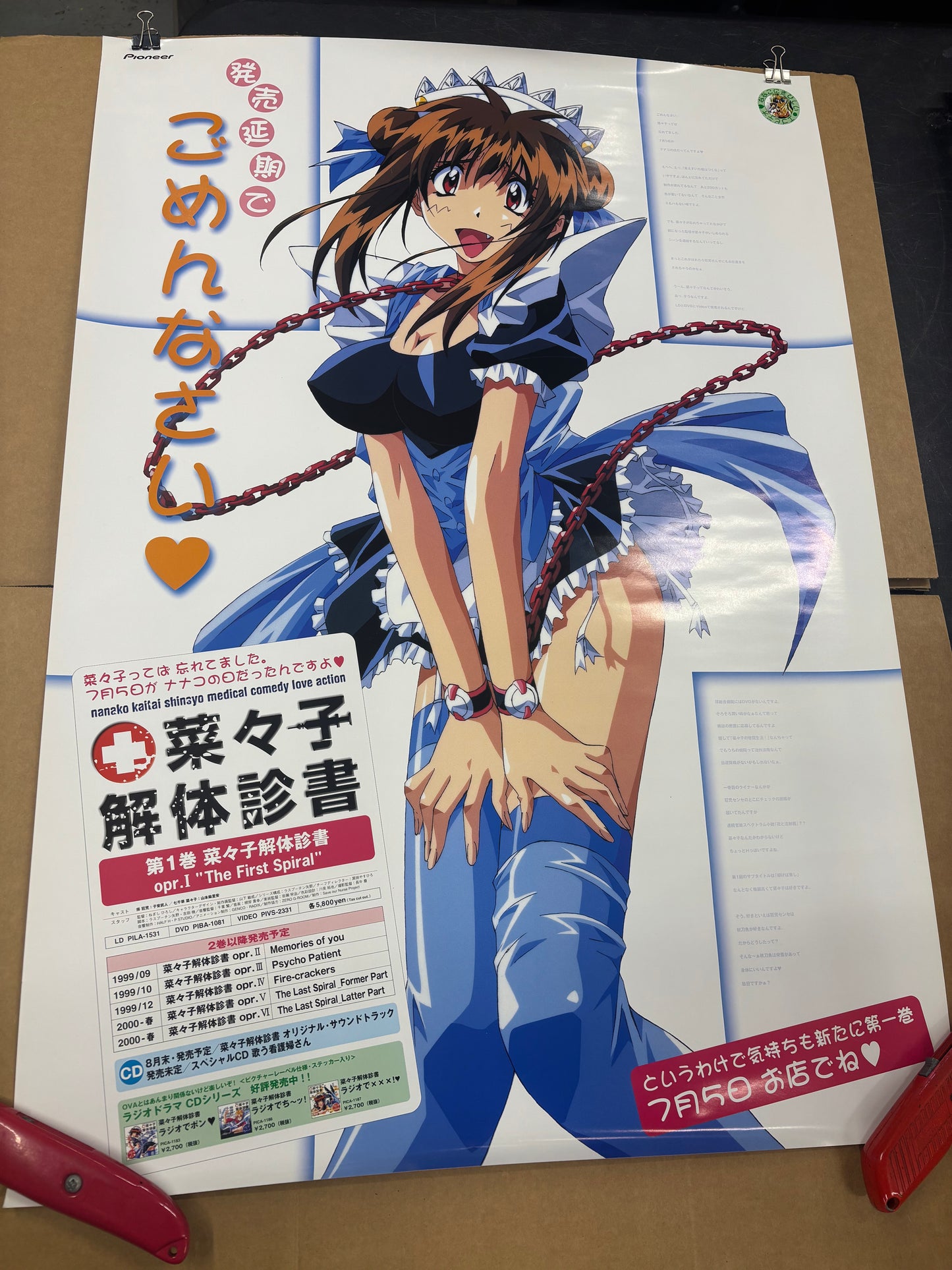 Rare Nurse Nanako Poster - Only 1 we have