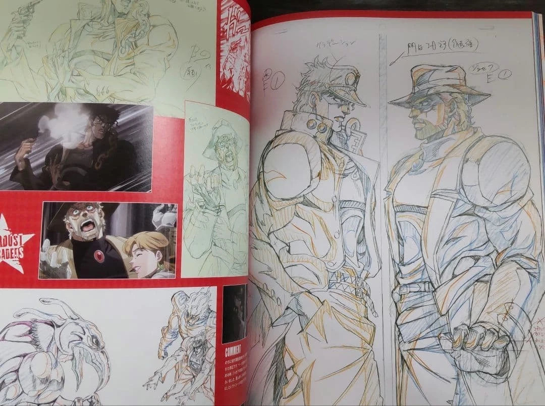 JoJo’s Bizarre Adventure AAA TV Anime Original Artworks Book Manga Art NEW