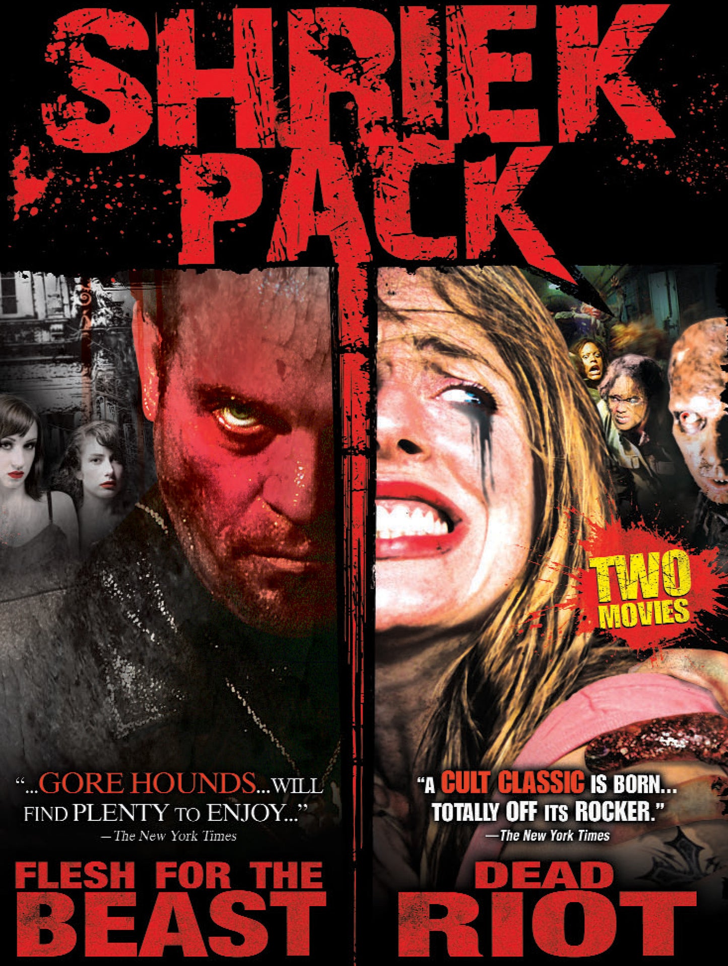SHRIEK PACK: FLESH FOR THE BEAST & DEAD RIOT [DVD]